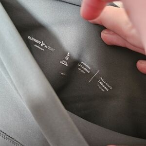 Old Navy Leggings, Large, Tall, Olive Green